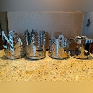 Bath and Body Works 3-wick candle holders